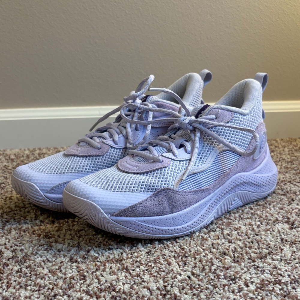 Women's Lavender Basketball Sneakers